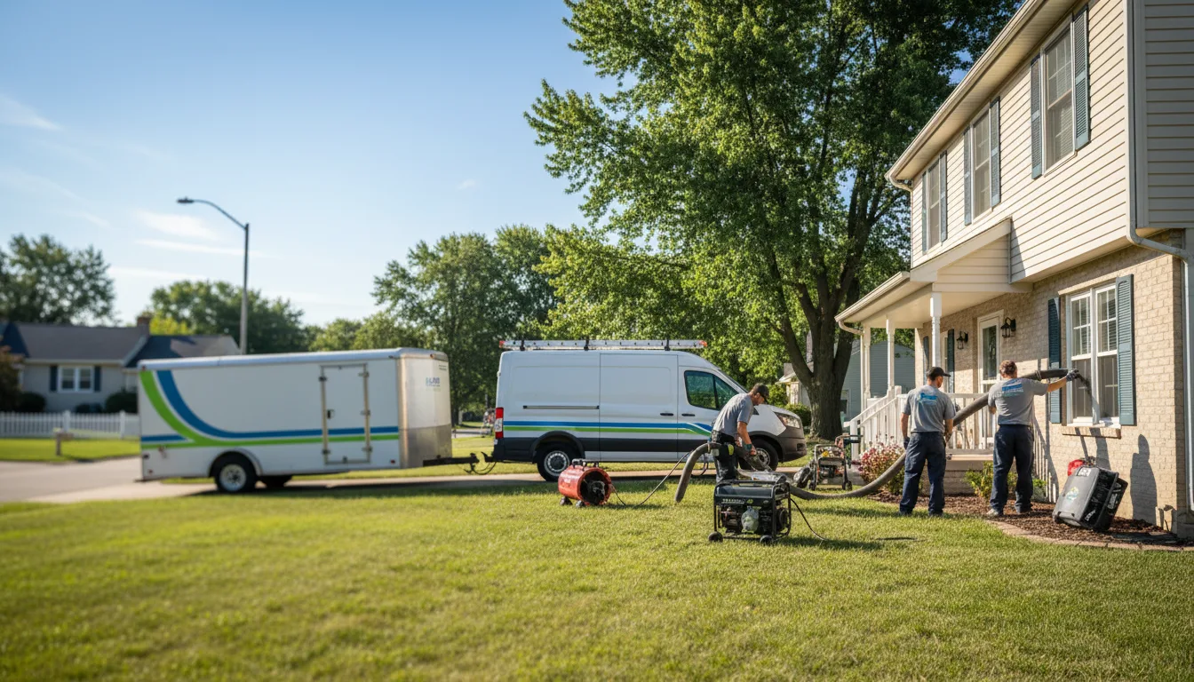 Flooded Basement Restoration And Cleanup With Repair in Perry, OH near me